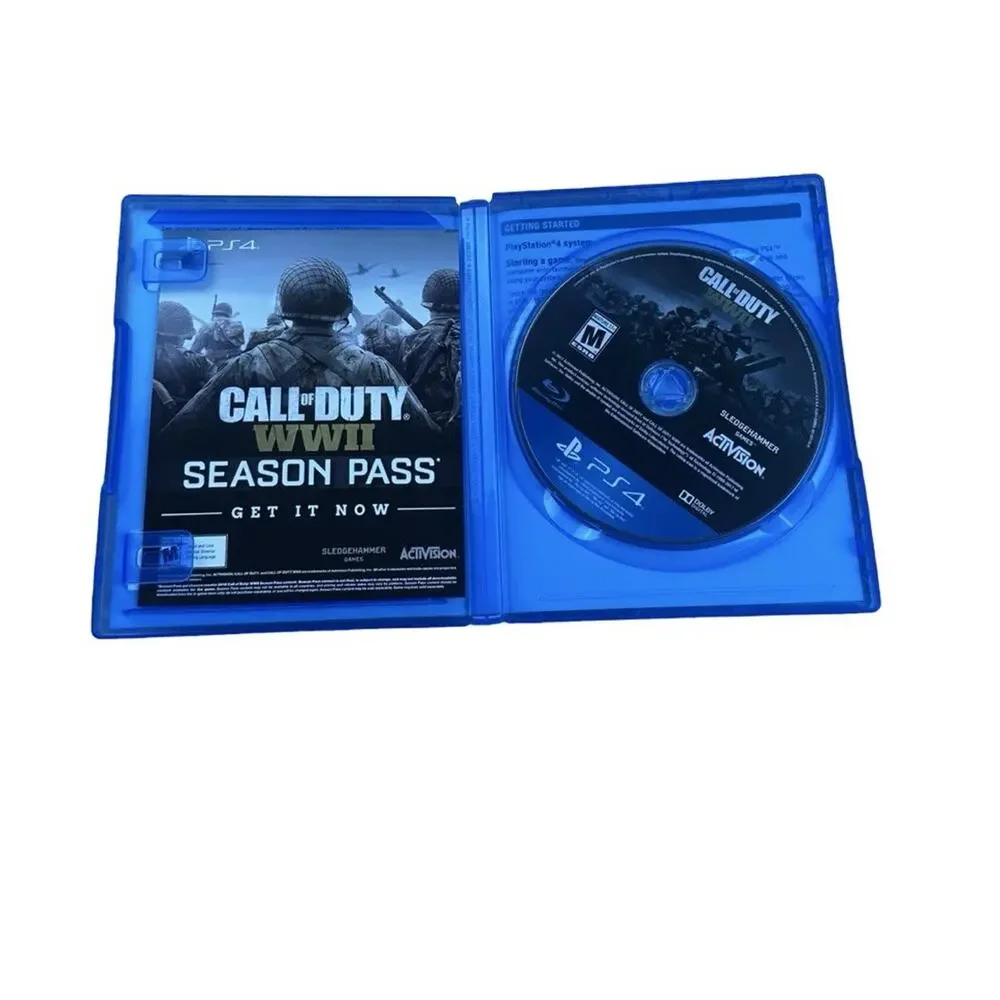 PS4 Call of Duty Game Lot WWII Black Ops III Modern Warfare Advanced Warfare